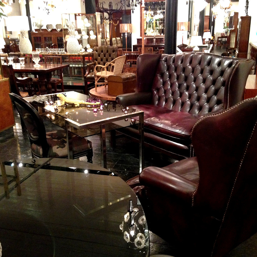 ロイズアンティークス　ウィングチェア　1Pソファ　本革　英国ヴィンテージ ロイズアンティークス ウィングチェア 1Pソファ 本革 英国ヴィンテージ