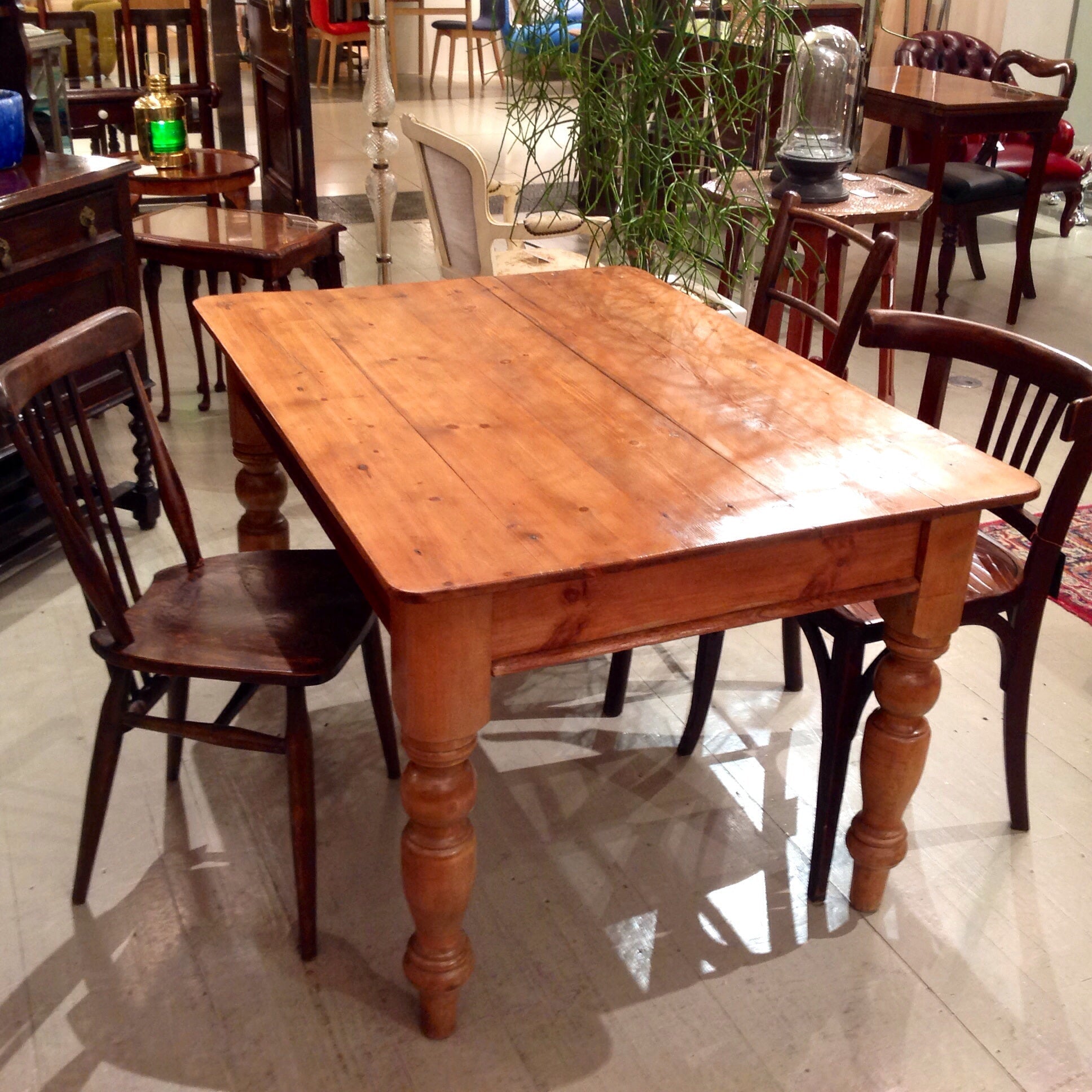 【トキ・ツヤ】 アンティーク　パイン材　テーブル トキ・ツヤ様専用】 アンティーク パイン材 テーブル