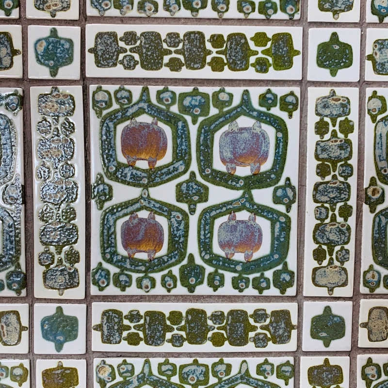 ロイヤルコペンハーゲンのアンティーク陶板　タイル・ウォールデコ ロイヤルコペンハーゲンのアンティーク陶板タイル・ウォールデコ