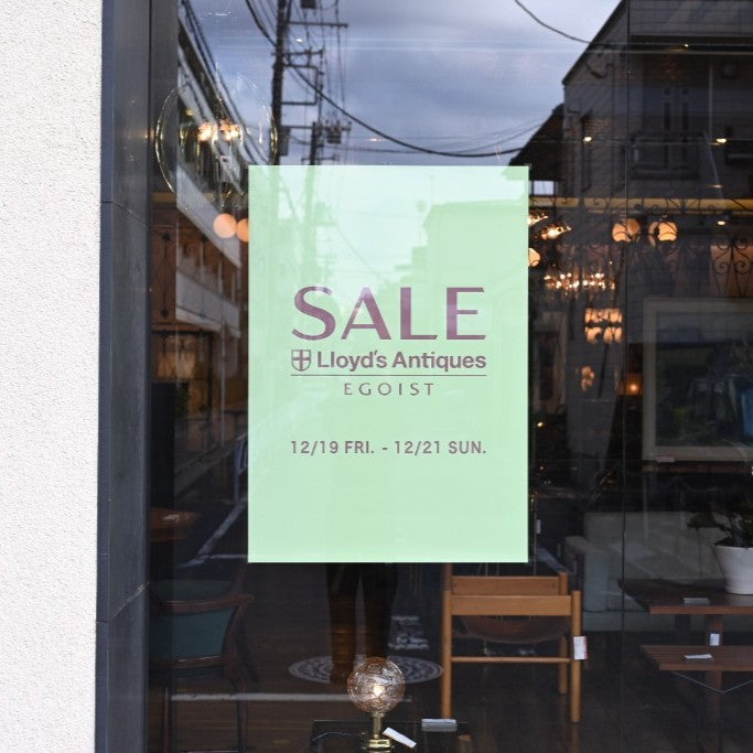 本日より、LLOYD'S SALE 開催｜EGOISTより