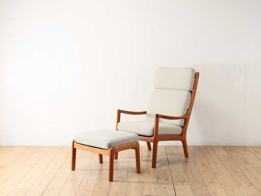 OLE WANSCER アームチェア with オットマン