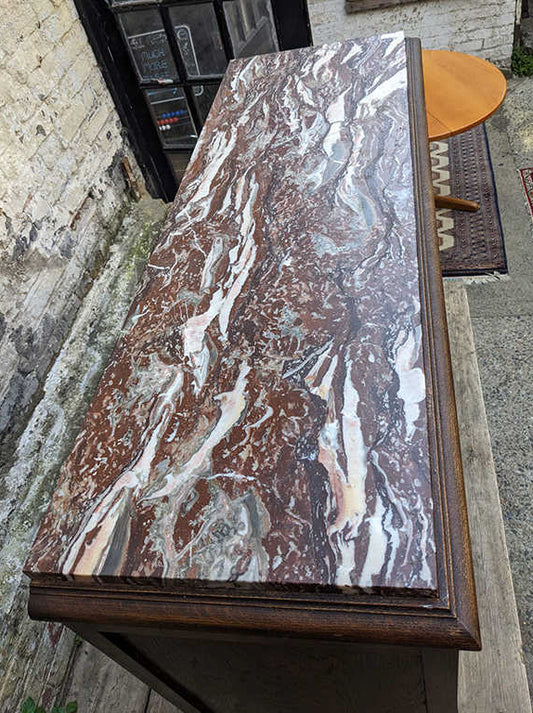 マーブルトップ サイドボード