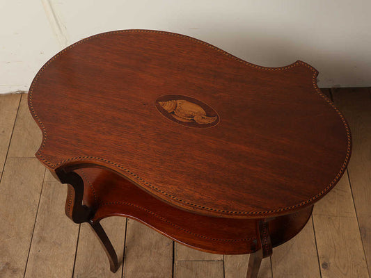 インレイキドニーランプテーブル