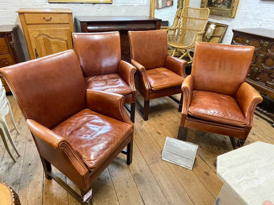 レザーアームチェア