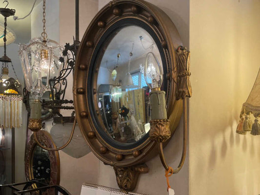 コンベックスミラーwithランプ