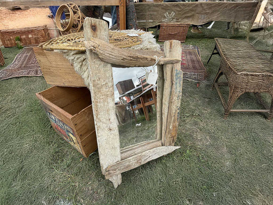 ドリフトウッドウォールミラー