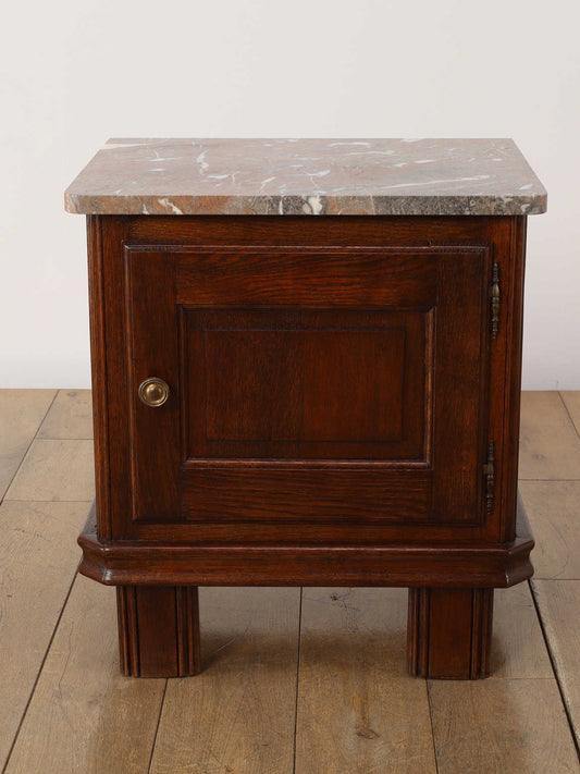 マーブルトップベッドサイドキャビネット
