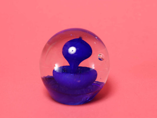 ペーパーウェイト ブルーバブル