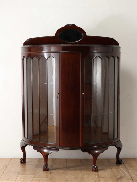 ミラーバックボウフロントキャビネット