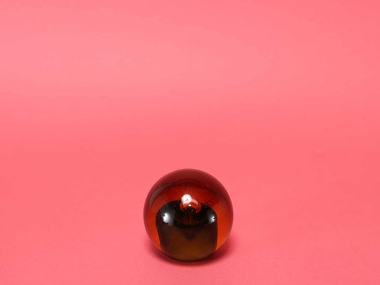 ペーパーウェイト アンバー&グリーンドロップ