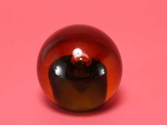 ペーパーウェイト アンバー&グリーンドロップ