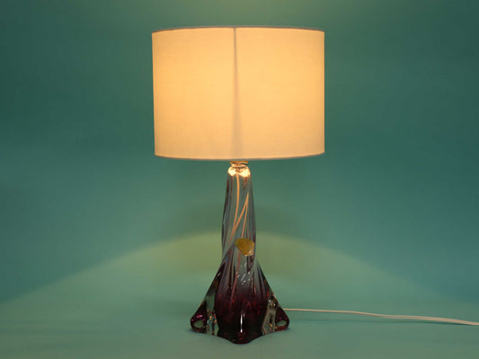 VAL SAINT LAMBERT グラステーブルランプ