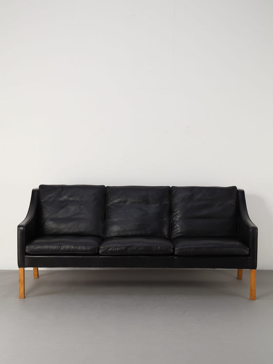 BORGE MOGENSEN レザー3シーターソファ Model.2209