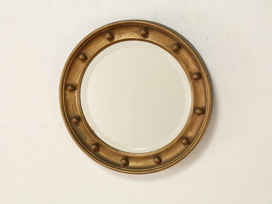 ラウンドウォールミラー