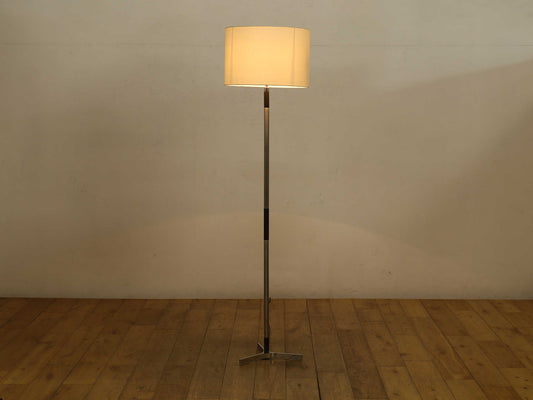 クロムフロアランプ