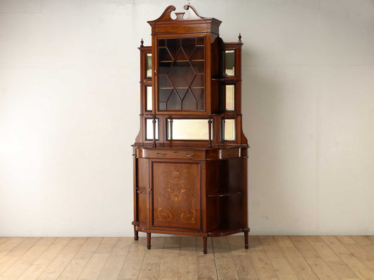 S&H.JEWELL エドウォーディアンディスプレイキャビネット