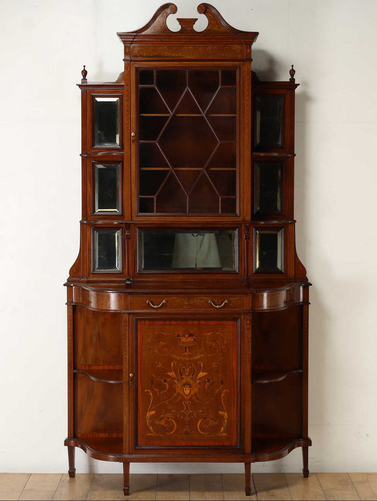 S&H.JEWELL エドウォーディアンディスプレイキャビネット