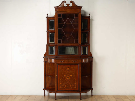 S&H.JEWELL エドウォーディアンディスプレイキャビネット