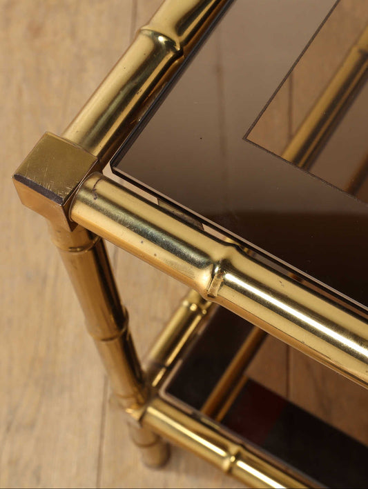 イタリアングラストップコーヒーテーブル