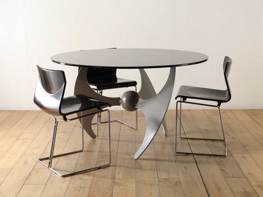 L. CAMPANINI グラストップテーブル