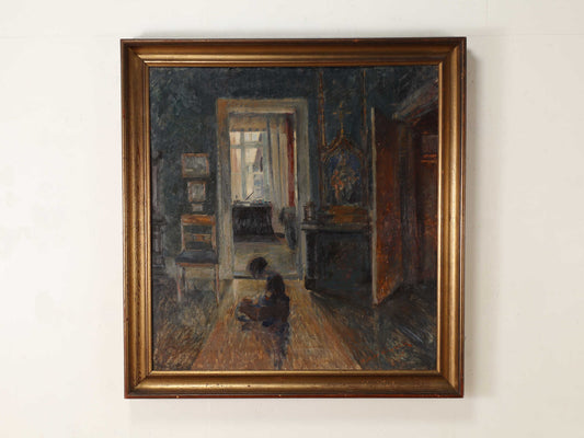 Jens Julius Emanuel Madsen オイルペインティング