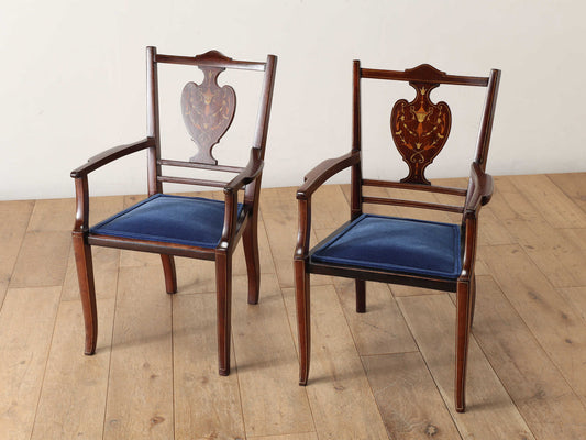 エドウォーディアンスモールアームチェア