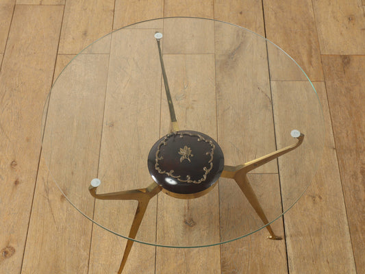 イタリアングラストップコーヒーテーブル