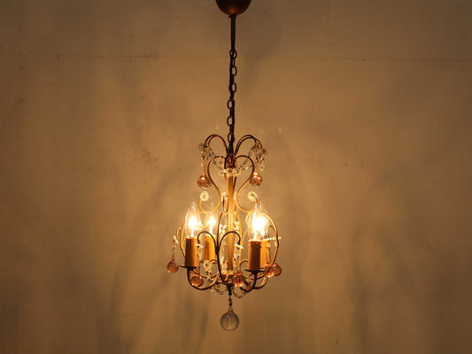 シャンデリア ピンク