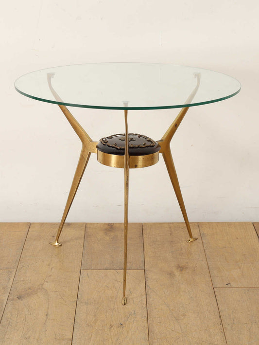 イタリアングラストップコーヒーテーブル