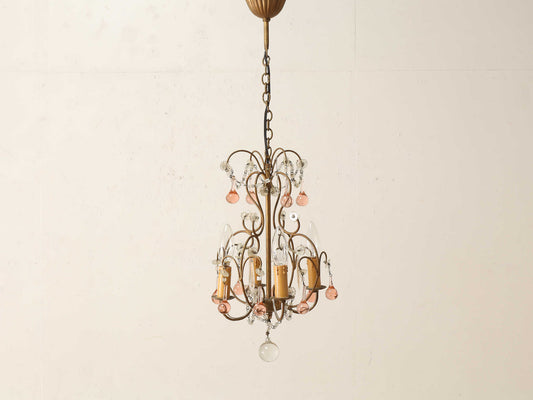 シャンデリア ピンク