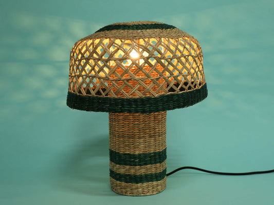 シーグラステーブルランプ グリーン