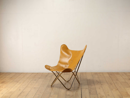 レザーフロートチェア ブラウン