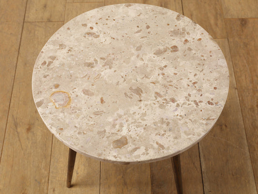 マーブルトップサイドテーブル M