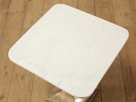 マーブルトップサイドテーブル