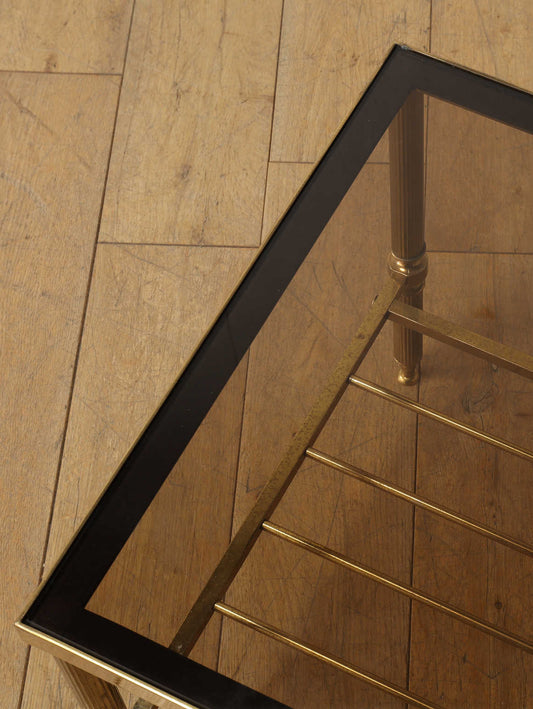 グラストップコーヒーテーブル