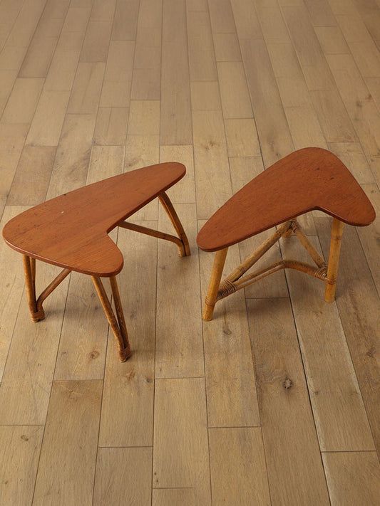 ブーメランサイドテーブル 2pcsセット