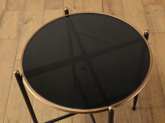 グラストップサイドテーブル