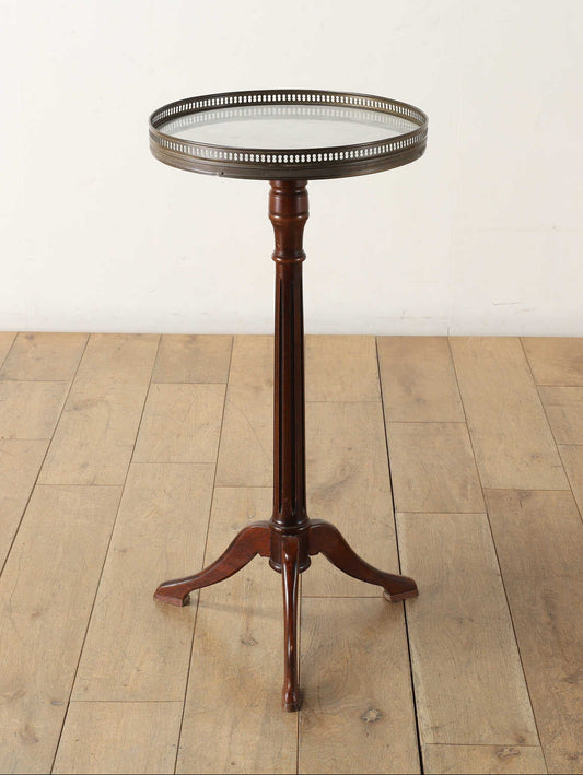 マーブルトップサイドテーブル