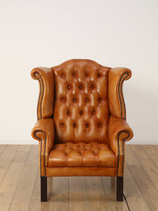 ウィングバックチェア マスタード