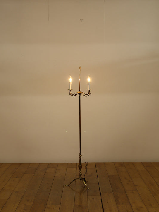 ブラスフロアランプ