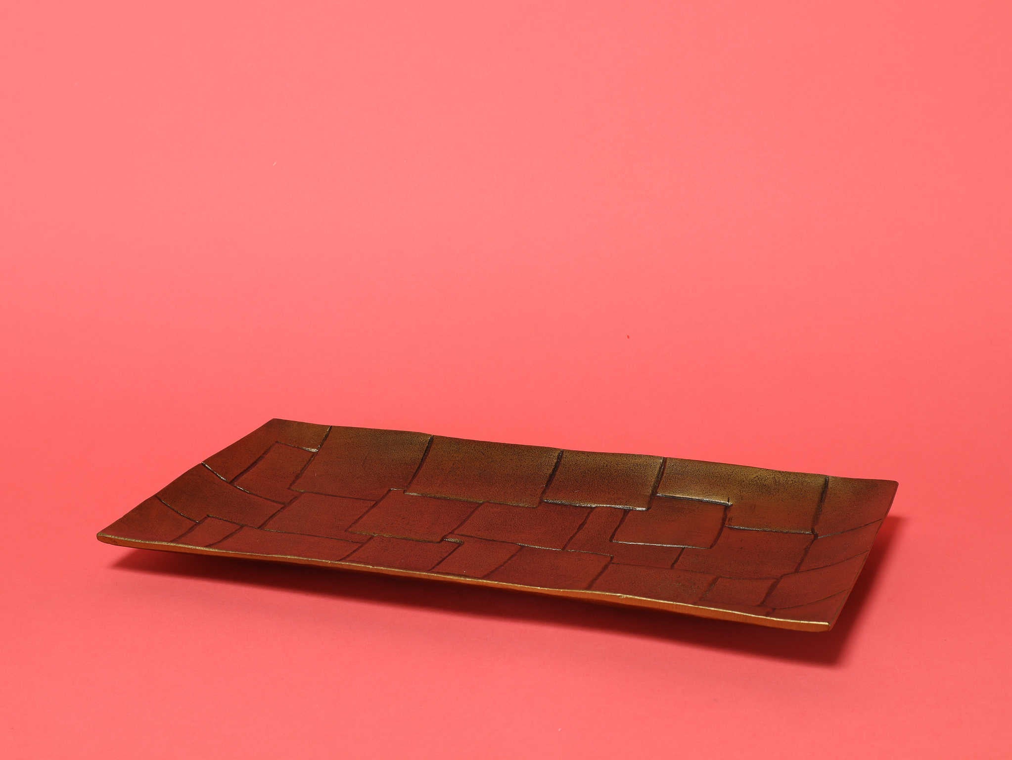 ロイズアンティークス　【Lloyd's Antiques】　木製彫刻トレイ Lloyd's Antiques Real Antique Inlaid Tray / ロイズ