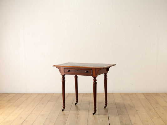 レザートップデスク