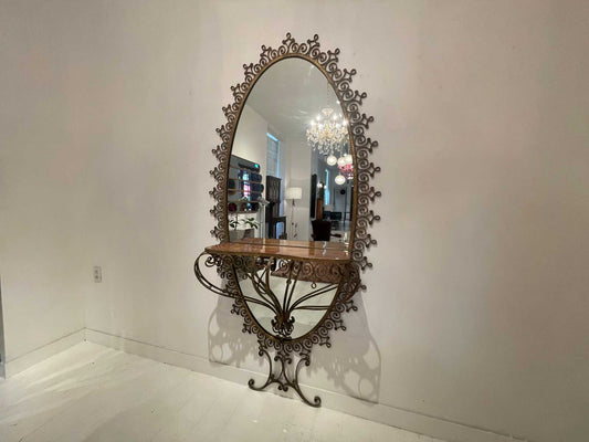 PIER LUIGI COLLI ウォールミラーwithコンソール