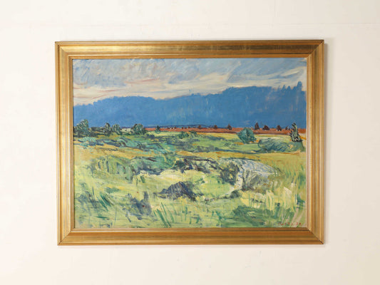 Axel P. Jensen オイルペインティング