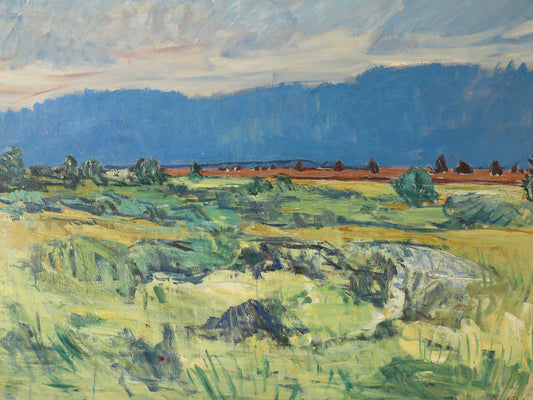 Axel P. Jensen オイルペインティング