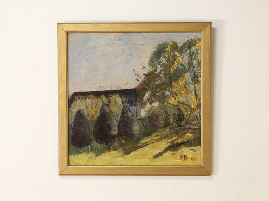 Folmer Bonnén オイルペインティング