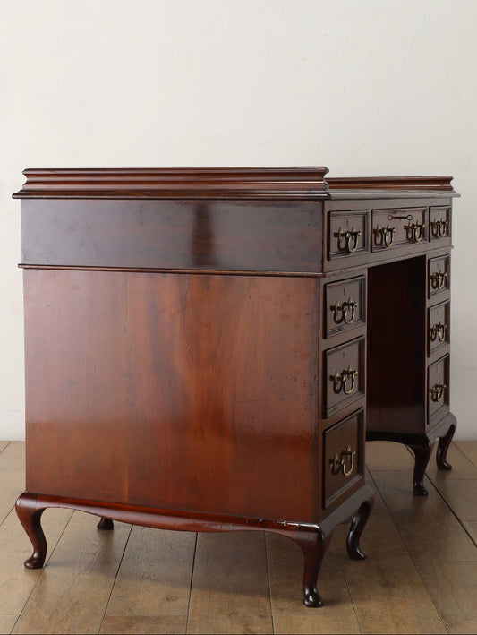 レザートップデスク