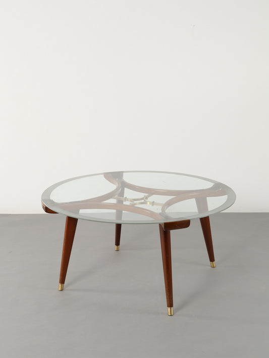 FRISTHO グラストップコーヒーテーブル