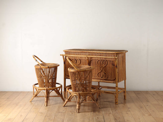 イタリアンバンブーカウンターwithスツール