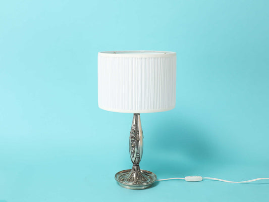 シルバーテーブルランプ